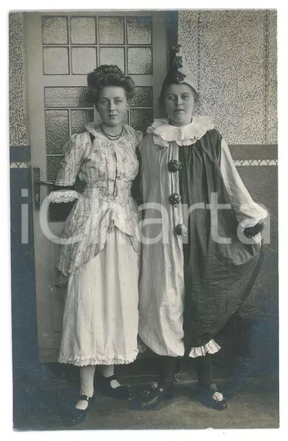 1925 ca HALBERSTADT (D) - CARNEVALE - Ragazze in costume (3) Foto 9x14 cm