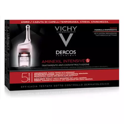 Aminexil Intensive 5 Mann Dercos Vichy 12 Fläschchen