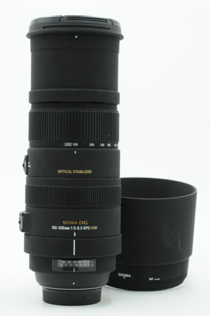 Sigma AF 150-500mm f5-6.3 DG OS HSM APO Lens Nikon #030