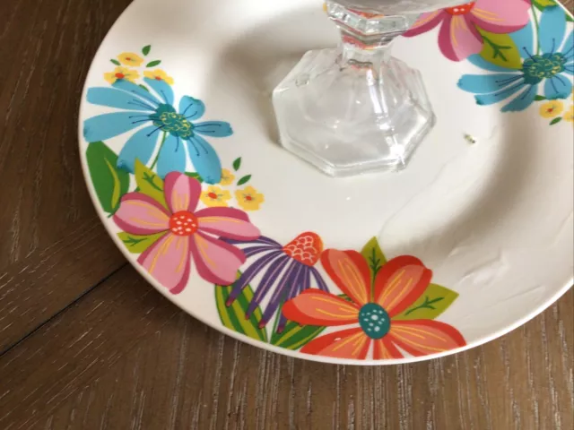 Royal Norfolk Ceramic Floral Chip & Dip Set 3
