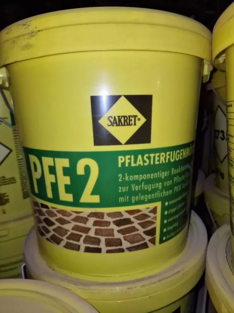 25 kg SAKRET PFE2  Pflasterfugenmörtel Fugenmörtel Granitgrau Fugenmasse 2K