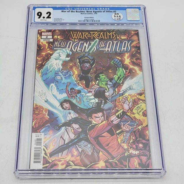 Greg Pek's War of the Realms New Agents of Atlas #2 By Marvel Comics 9.2 CGC