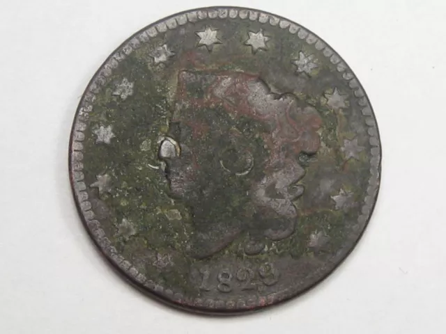 1829 Grande Centavo Corroded. #11