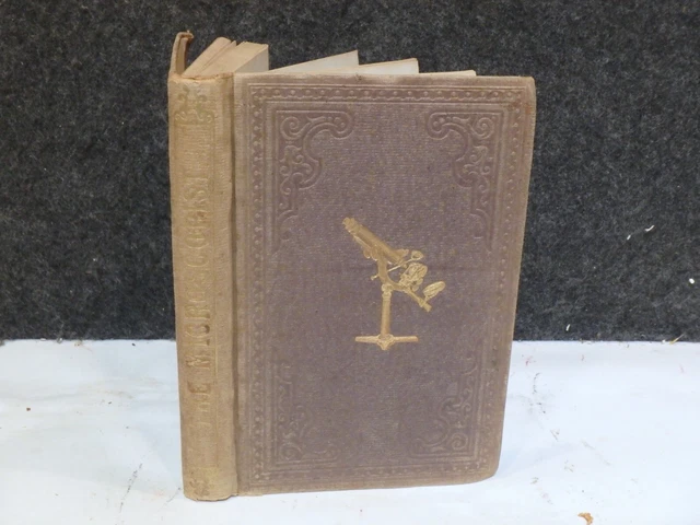 Vintage 1853 The Microscopist Use Of The Microscope Physicians Students 2Nd Book