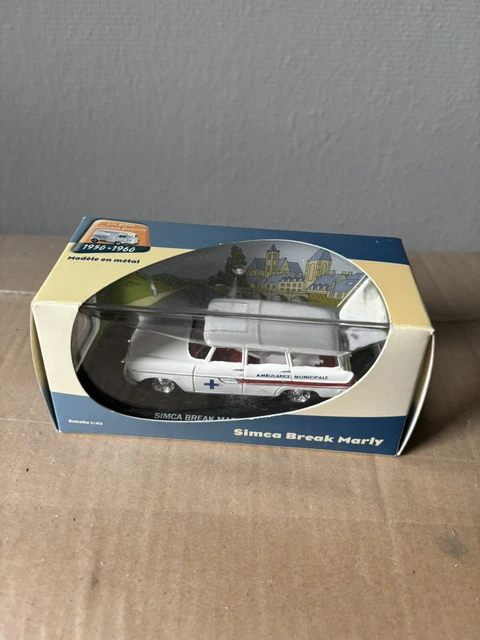 Modèle Réduit Simca Break Marly Ambulance Eligor 1/43 - Neuf En Boîte