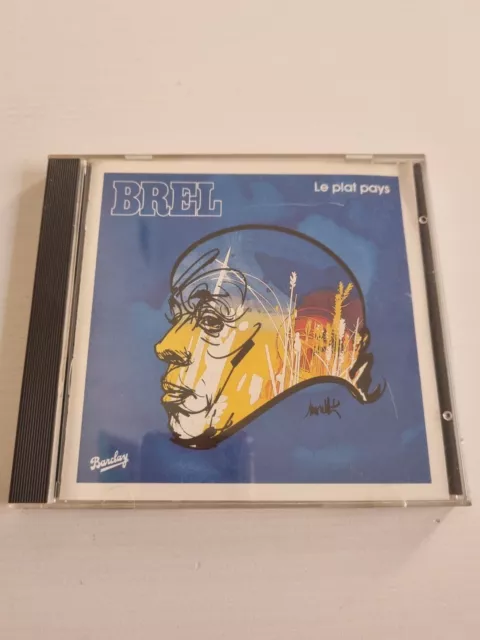 CD Jacques Brel Le Plat Pays DISC COMPACT DIGITAL AUDIO COMPELT