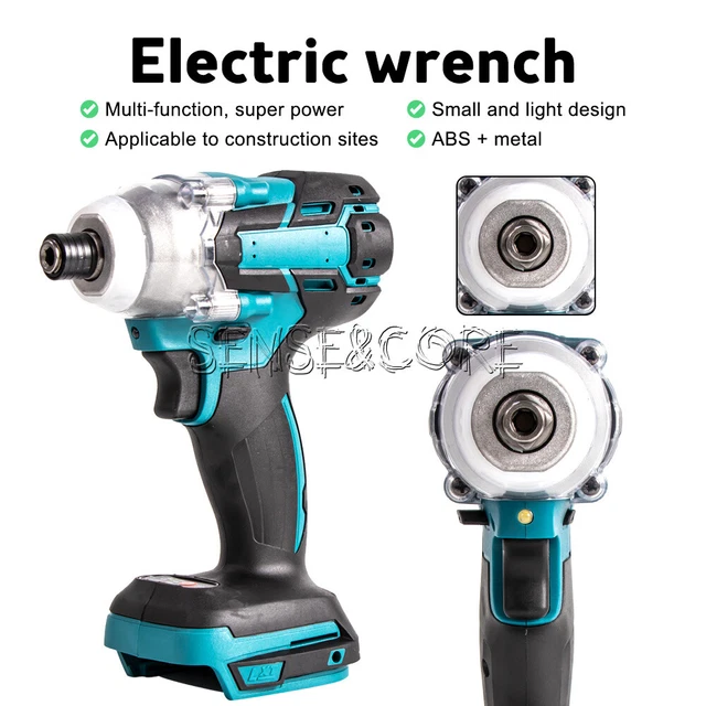 2700W Brushless Electric Portable Wrench Cordless Impact Driver 2700rpm 520Nm