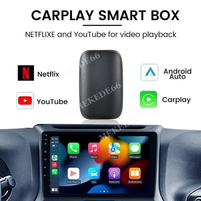 CARPLAY AI BOX Wireless Carplay Android Auto Adapter Car Multimedia