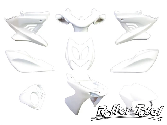 Kit Carénage Complet 11 Pièces Orange Métallique Pour Yamaha Aerox 100 2T (2000-2003) | Marque STR8 | Neuf