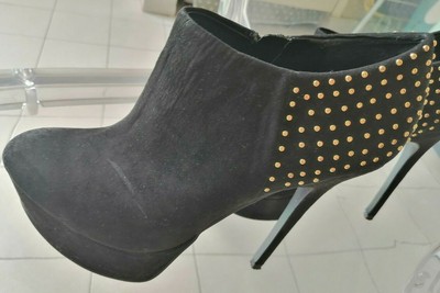 Miinto Donna Scarpe Scarpe con i tacchi Sandali con tacco Sandalo CON Tacco Nero Taglia: 39 EU Donna