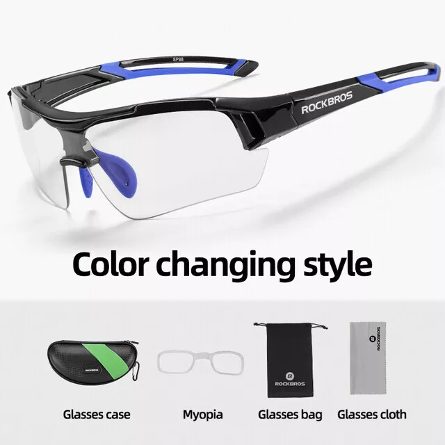 ROCKBROS Sunglasses Polarized Photochromic Outdoor Sports Cycling Glasses UV400