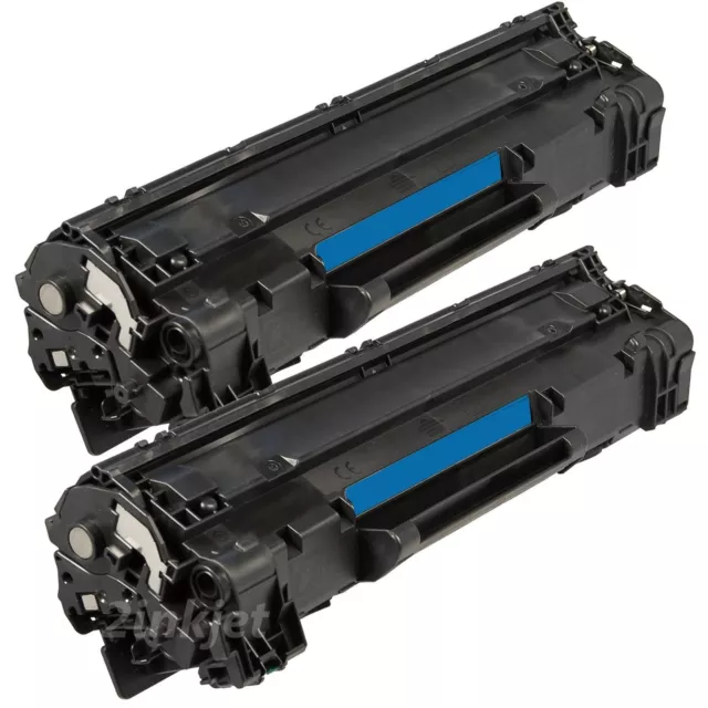 2Pk CE285A Toner Cartridges For HP 85A Laserjet P1102 P1102W M1132 M1212nf M1217