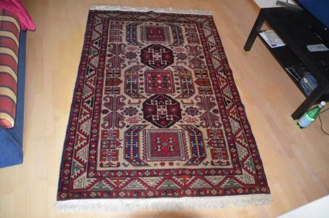 Antiker Handgeknüpfter Perser Sammler Teppich 198 x 134 cm  Seltenes Angebot TOP 2