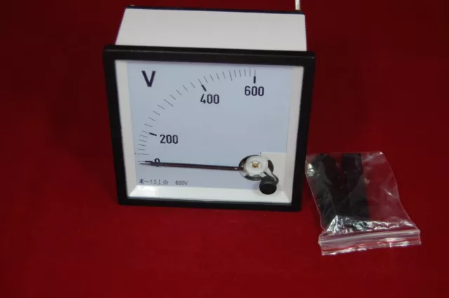 AC 0-600V Analog 72X72 Voltage Analogue Panel meter Directly connnected