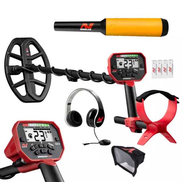 Minelab Vanquish 440 Multifrequenz Metalldetektor + Pro Find 15 Pinpointer / Met