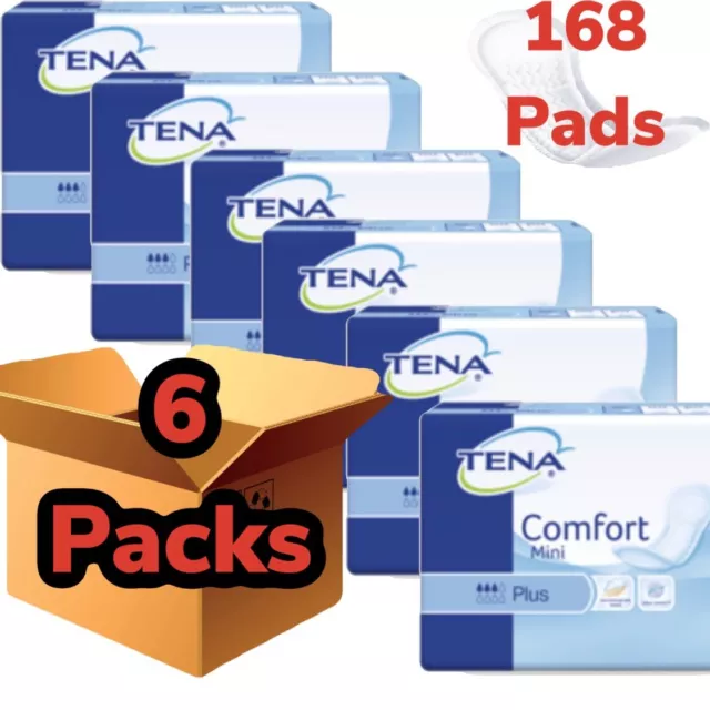 TENA Comfort Mini Plus Case Saver 6 confezioni da 28 pastiglie incontinenza 761420 slip