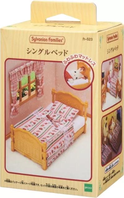 Sylvanian Families Doll furniture Single Bed set Calico Critters Figure Japan