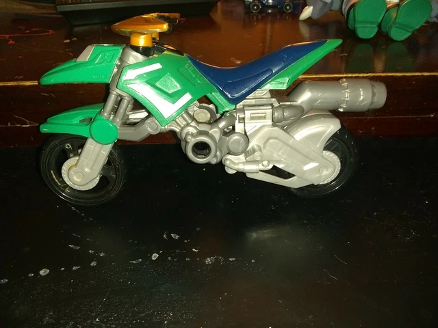Ban Dai Mighty Morphin Power Rangers Green Ranger Dino Cycle