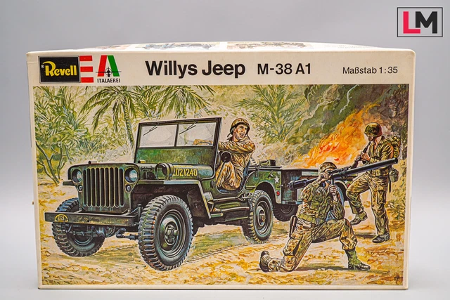 Jeep Willys M151 + remorque bâchée M146 (US Army) - modèle en résine
