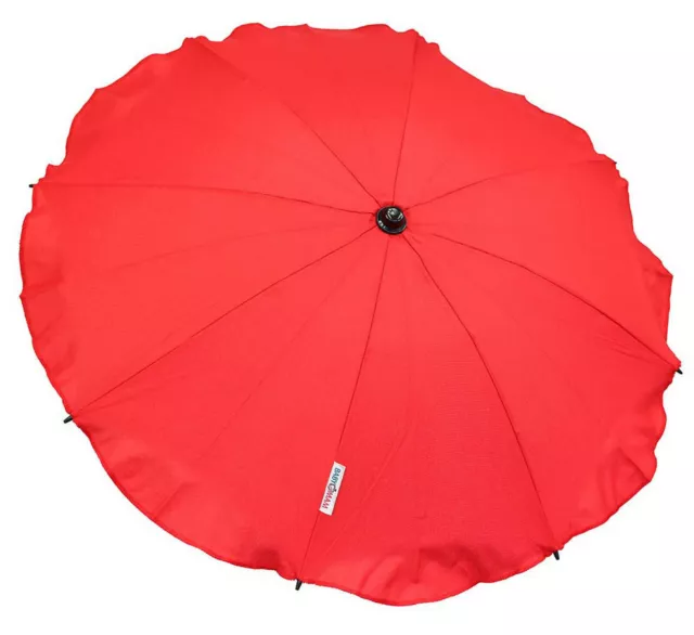 Universal Baby Umbrella Parasol Waterproof Fit Phil & Teds Vibe buggy Red