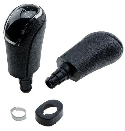 WEFOLCC Schalthebelmanschette Für Mercedes - 5/6 Gang Schaltknauf In Silber