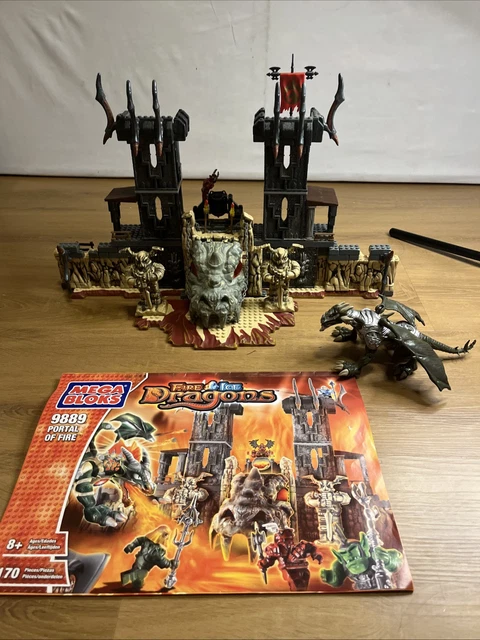 MEGA BLOKS FIRE ICE DRAGONS 9889 MANUAL DE INSTRUCCIONES Descargar en PDF