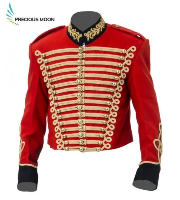 Precious Moon British Army Cavalry jacket Pelisse - Steampunk Military Jacket