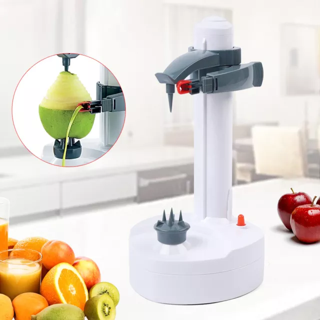 Automatische Elektrische Frucht Obst Apfel Schäler Kartoffel Schälmaschine 220V