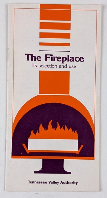 1970s Tennessee Valley Authority Choosing Using The Fireplace Vintage Booklet