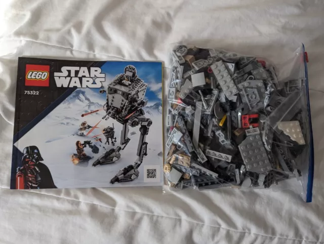 LEGO - Star Wars 75322 Hoth AT-ST Walker (Complete/NO MINIFIGURES)