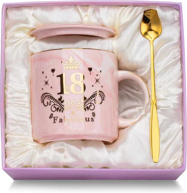 Tazza Vetro 16° Compleanno Ragazze - 473 Ml Rosa, Con Cannuccia E Spazzola - Regalo Sweet 16 - Foto 7