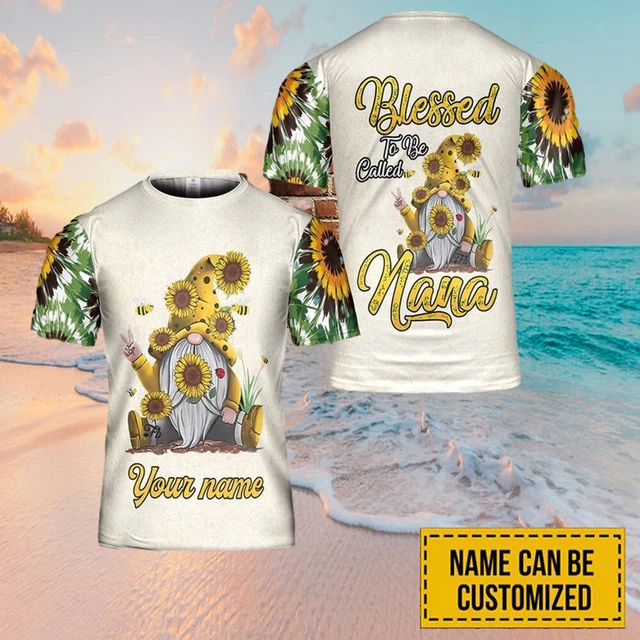 Custom Name Blessed To Be Called Nana 3D All Over Print Shirts - Gift For Adults