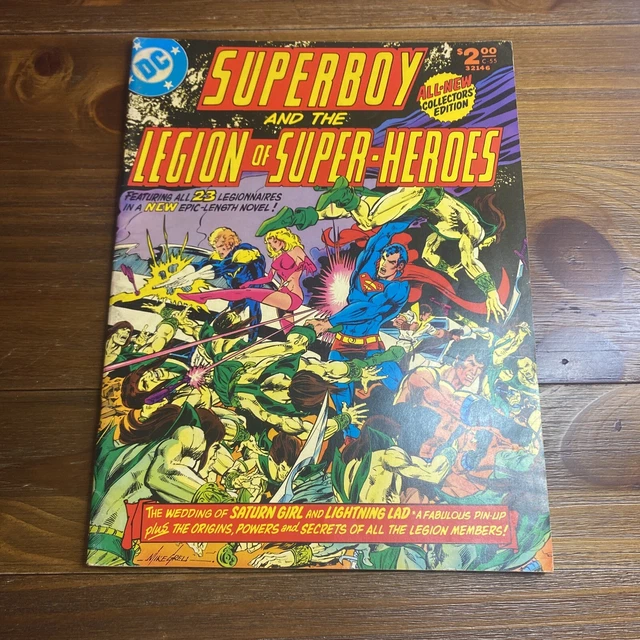 Limited Collectors Edition C-49 & C-55  Superboy & The Legion  DC Treasuries!