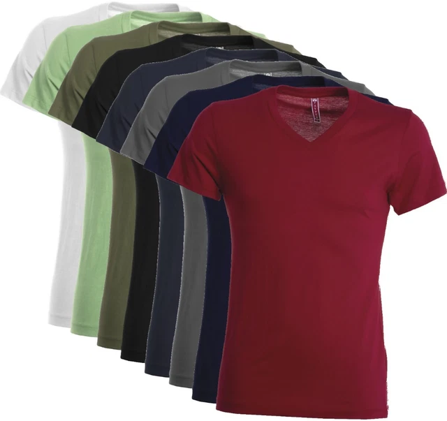 T-Shirt Manica Corta Collo V Payper Nighthawk Maglia Cotone Uomo