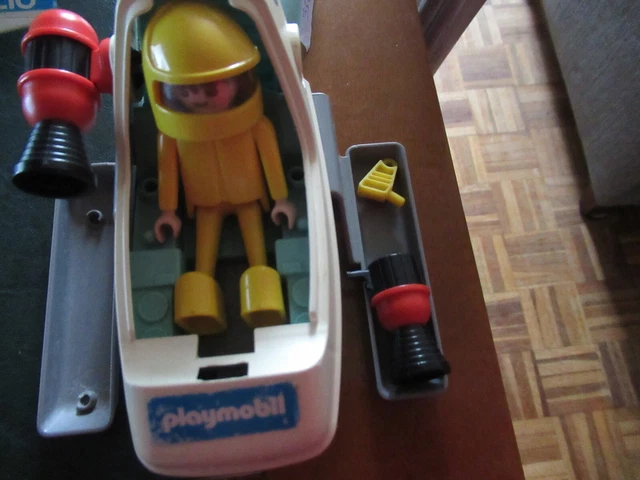 PLAYMOBIL 3535 Navette Spatiale Playmospace vintage Année 80 incomplète