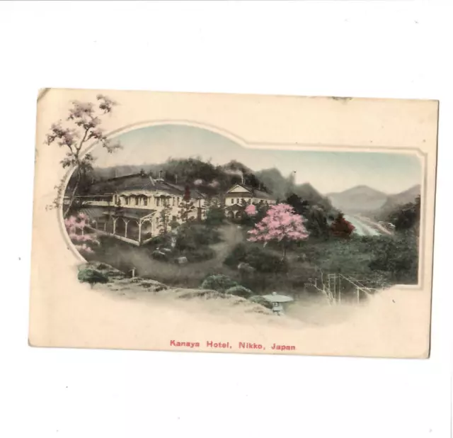 Early Postcard of the Kanaya Hotel from Nikko Japan