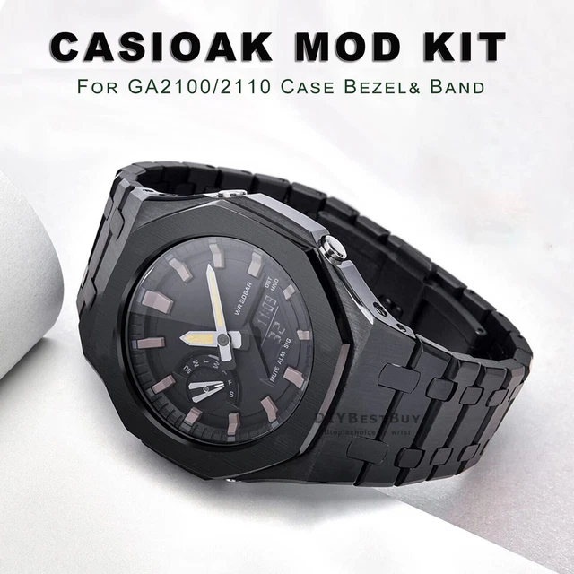 CASIOAK AP ROYAL Mod Kit GSHOCK GA2100 3rd Gen Metal Strap Bezel