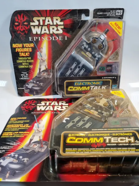 Star Wars Episodio 1 - Lettore elettronico vintage CommTalk Hasbro (1999) Comm Tech