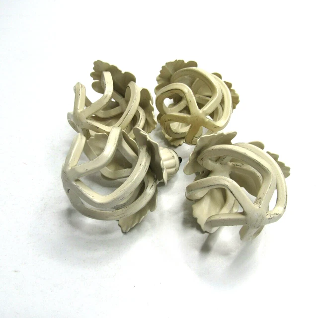 Acanthus Leaf Finials Lot of 4 3.25" length Spiral Classical Roman Greek