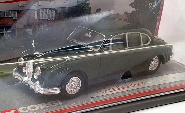 Corgi 1/43 Scale Model Car 01804 - Jaguar Mk.II - British Racing Green