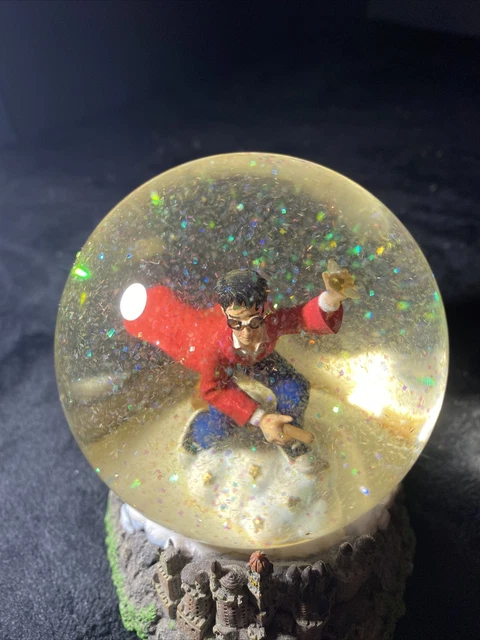 Harry Potter Quidditch Snow Globe Dome Warner Bros 2000 853100A Enesco Rare