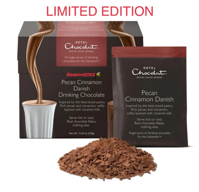 HOTEL CHOCOLAT PECAN Cinnamon Danish Hot Drinking Chocolate Limited