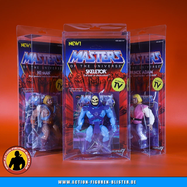 Masters of the Universe MotU Super7 Blister Case für zB He-Man Skeletor Hordak