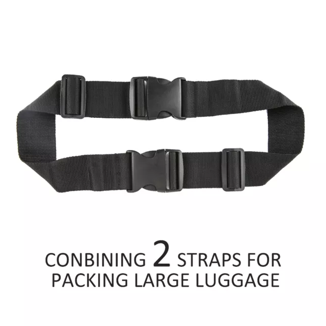 Add a Bag Luggage Strap Adjustable Suitcase Belt Straps Accessories for Travel 2