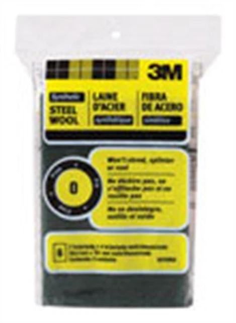 3M 10118NA Gray Grade Fine Synthetic Steel Wool Pads 2 W x 4 L in.