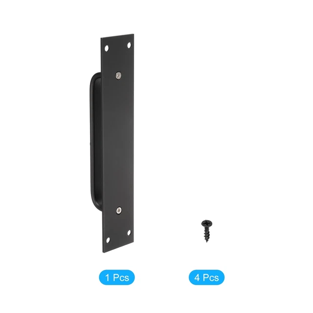 1Pcs Door Handle Pulls, 200mm/7.87" Sliding Barn Door Handles for Kitchen, Black 3
