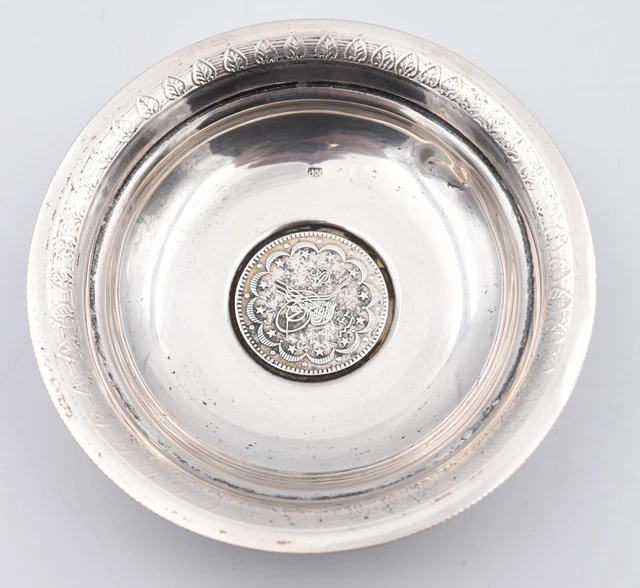 VIDE POCHE EN ARGENT AVEC PIECE DE Kuruş Silver TURQUIE Empire ottoman