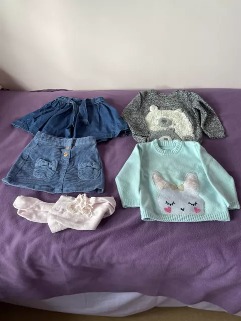 Girls clothes bundle age 12-18 months   Very Good Condition 5 Items