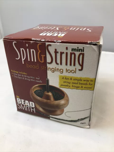 Spin N String mini hilador de cuentas de madera