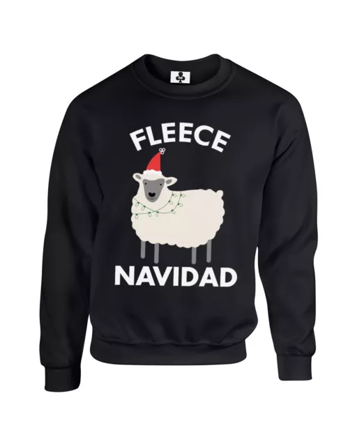 Sudadera Lanece Navidad Divertida Adultos Saltador de Navidad Feliz Navidad